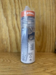 STIHL 0000 881 2221 Splitting Wedge Silver Metal with Plastic Case 