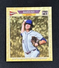 Mavrick Rizy 1/1 Super Prismatic Gold Vinyl 1989 Mini - 2026 Leaf Pro Set