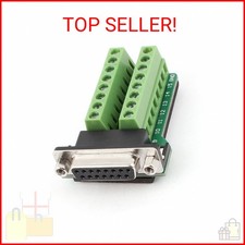 uxcell DB15 D-SUB VGA 15pin Female Adapter Jack Terminal Break Out PCB Board
