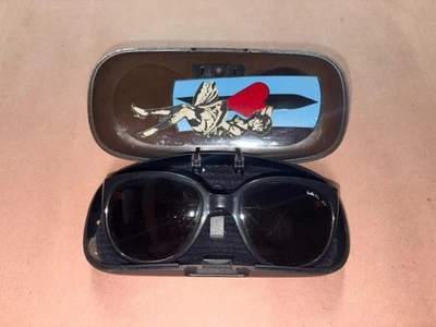 Gafas de sol Bolle IREX 100 con estuche Marcolin de colección años 90 80 envoltura deportiva punk - Imagen 1 de 4