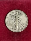 1945 50C Walking Liberty Half Dollar Coin 90% Silver