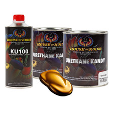 House Of Kolor Uk12 Pagan Gold Urethane Kandy Kolor Kit W Catalyst 2 Quart