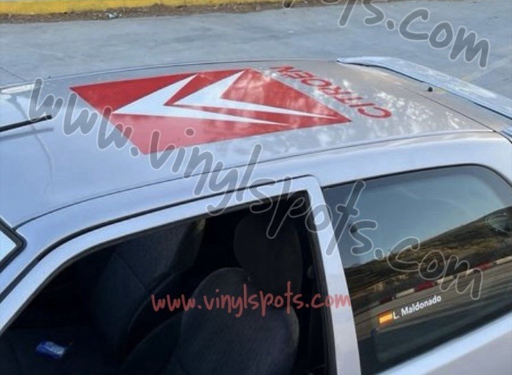 Pegatina De Vinilo Citroen Techo