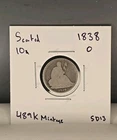 1838-O Seated Liberty Dime - LOW MINTAGE FREE SHIPPING