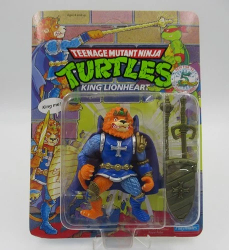TMNT King Lionheart Playmates Unpunched MOC Sealed Vintage Action Figure
