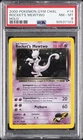 2000 POKEMON GYM CHALLENGE HOLO #14 ROCKET'S MEWTWO PSA 8