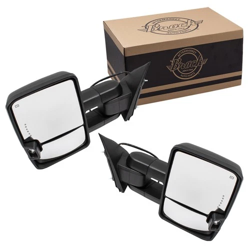 Power Mirror fits 2014-2018 Silverado 1500 Extendable Performance Upgrade Set