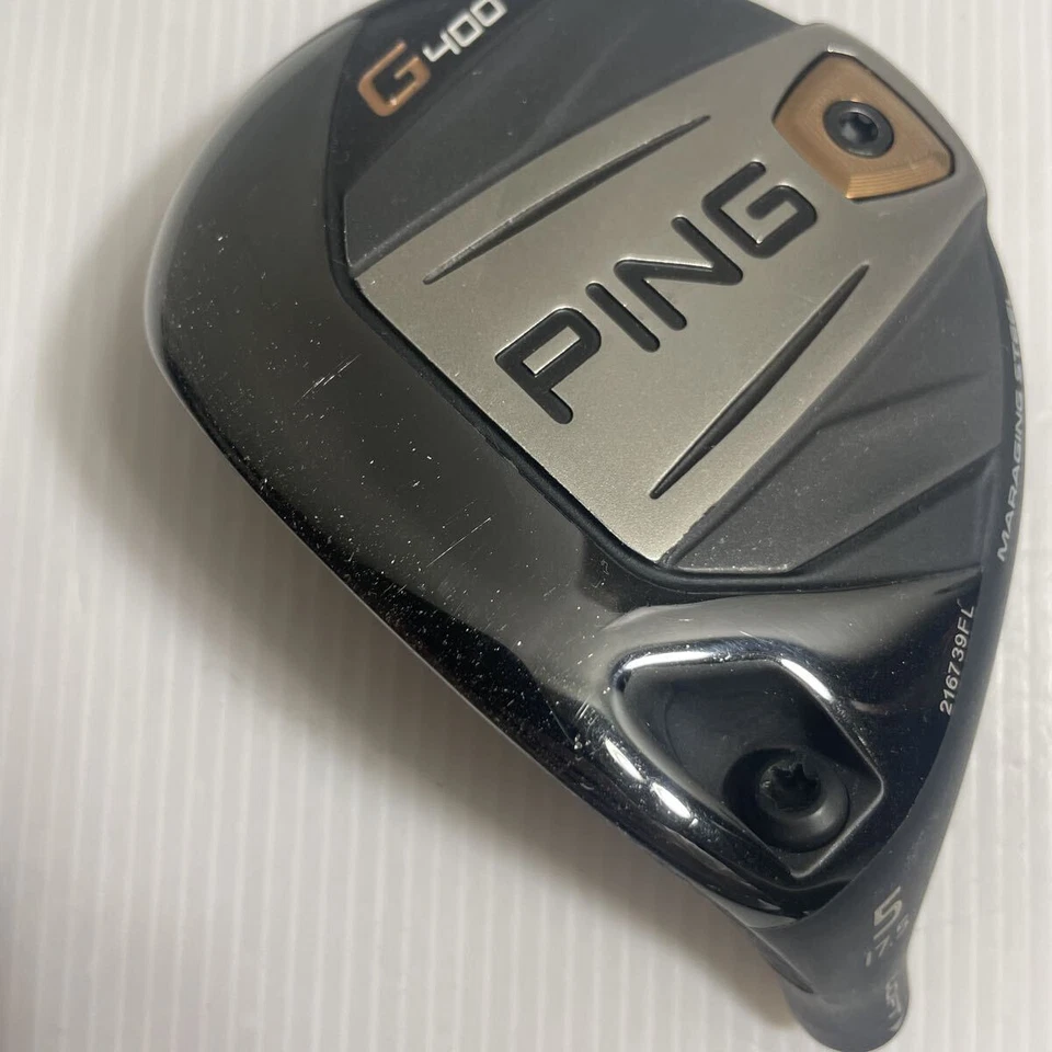 Lefty Ping G400 5W 17.5 Fairway Wood HEAD ONLY w/HC Left Handed Used JP - Image 2 of 4