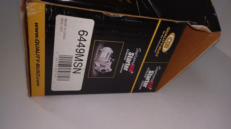 6449MSN Arranque Construído em Qualidade Novo para Chevy Olds Avalanche Suburban Express Van - Imagem 4 de 4