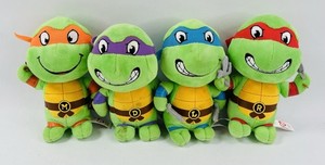 Ty Teenage Mutant Ninja Turtles Beanie Babies Complete Set of 4