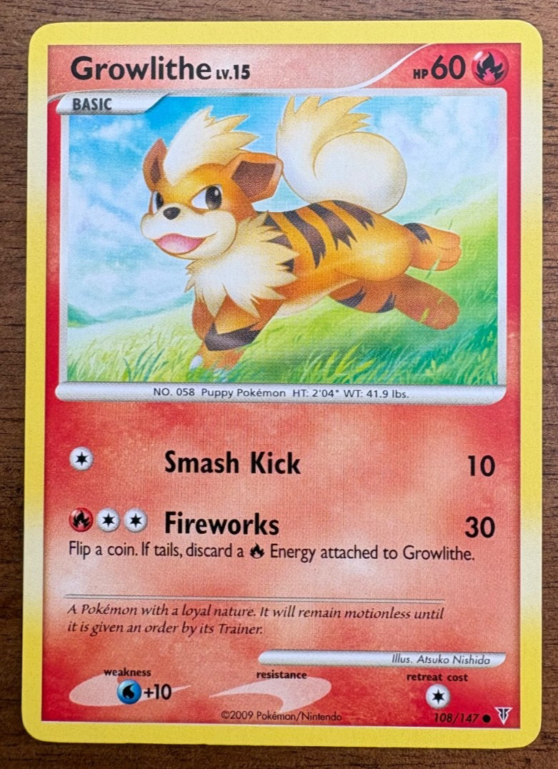 Growlithe 108/147 Common Supreme Victors Pokemon NM
