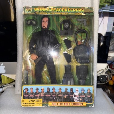 Power Team World Peacekeepers Navy Seal 12'' Figure W/ Accessories Fully Poseable