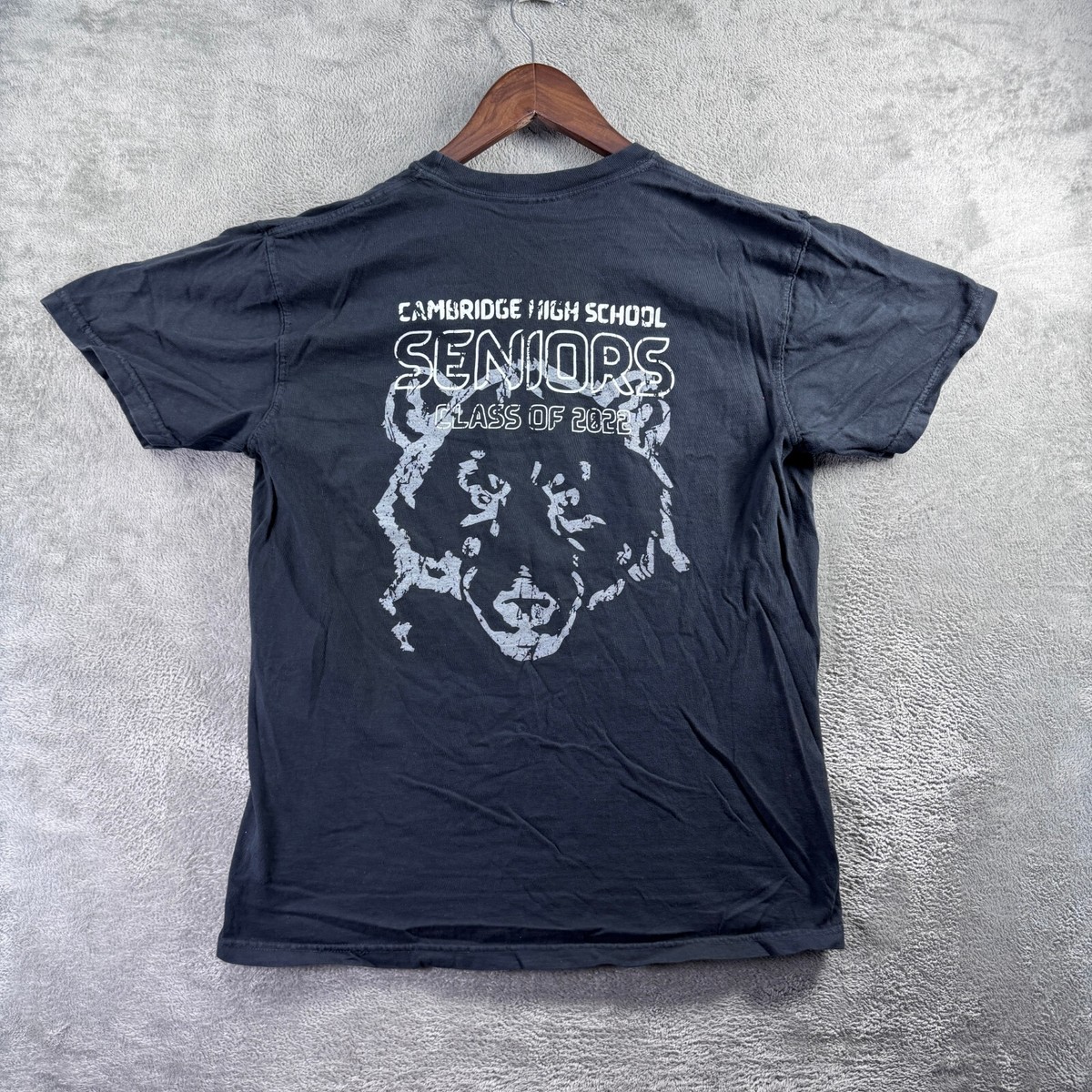 Cambridge High School Class Of 2022 Seniors Black T-Shirt Medium M