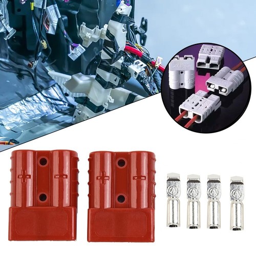 2Pcs FOR ANDERSON-Plug CABLE TERMINAL BATTERY POWER CONNECTOR 50 AMP 600V - Picture 23 of 45