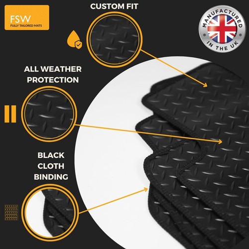 For Skoda Superb 2015-Onwards Fully Tailored 3MM Rubber Heavy Duty Car Floor Mat - Picture 6 of 8