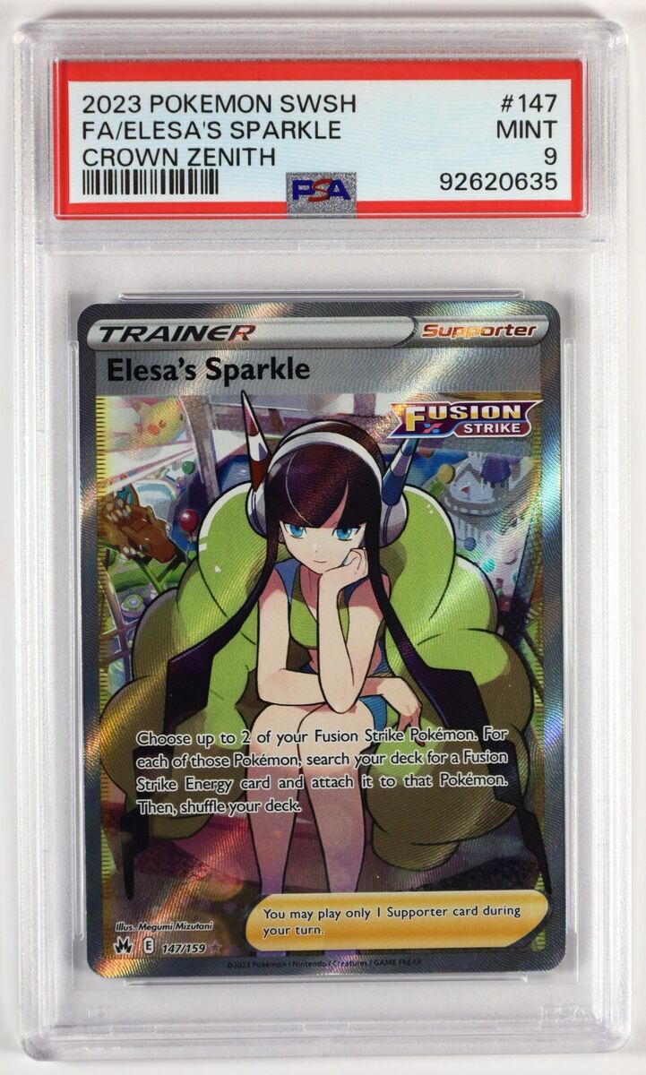 Pokemon TCG Elesa's Sparkle - 147/159 Crown Zenith Ultra Pokemon TCG Elesa's Sparkle - 147/159 Crown Zenith Ultra