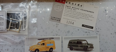 Vanguards Po2002 Post Office Telephones Set Morris & Mini Very 