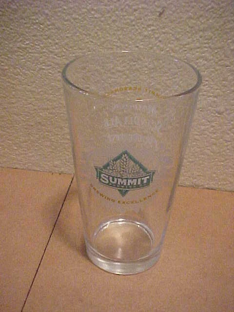 Summit Brewing Co Minnesota Beer Ale Pint Glass Seasonal Brews