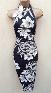 karen millen floral halterneck dress