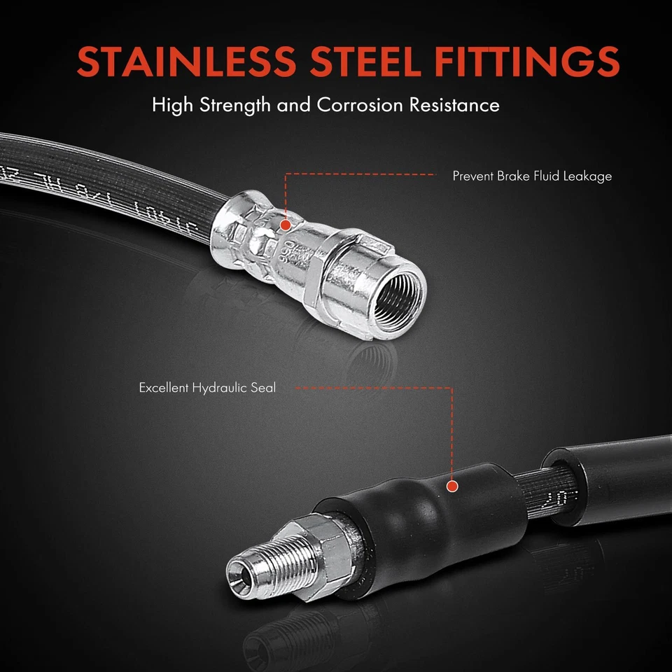 Manguera hidráulica de freno delantero izquierdo o derecho para Mercedes-Benz S450 S550 S550e S560 Foto 4 de 4