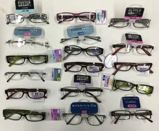 WHOLESALE LOT- 10 FOSTER GRANT Magnivision READING GLASSES assorted 1.25 - 3.25