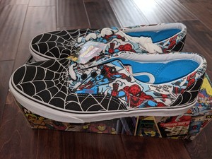 spiderman vans mens
