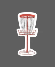Disc Golf Basket Score Sticker Waterproof Sports Games Outdoor Gift NEW