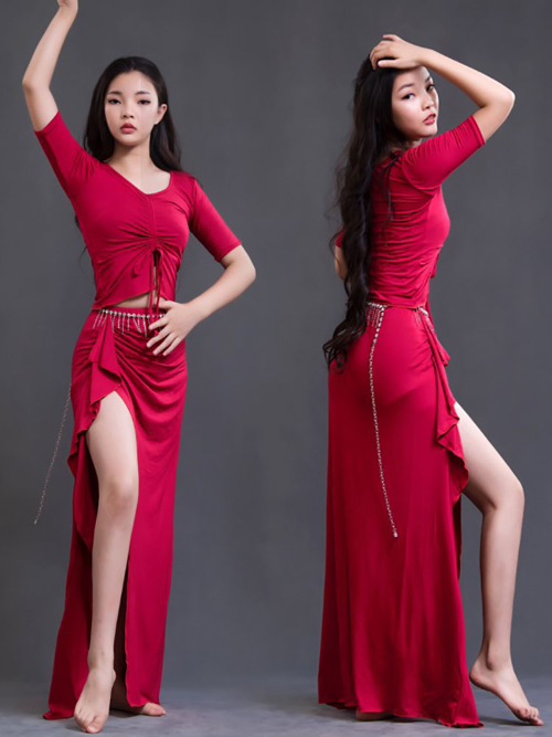 BellyDance Skirt Long Skirt Suit 2023 Luxury Modern Dance Sexy Woman Clothes Top