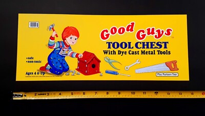 Child's Play 2 3 Chucky Doll Prop Replica- Good Guys Tool Chest