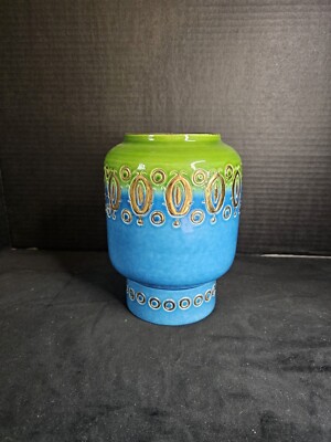 MCM 1950's Aldo Londi BITOSSI For Rosenthal Vetter Vase-ITALY #955
