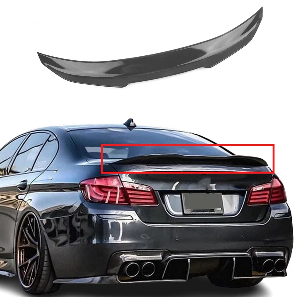 Heckflügel passend für BMW 5er F10, Kofferraumlippe Spoilerlippe Heckspoiler Sch - Bild 2 von 4
