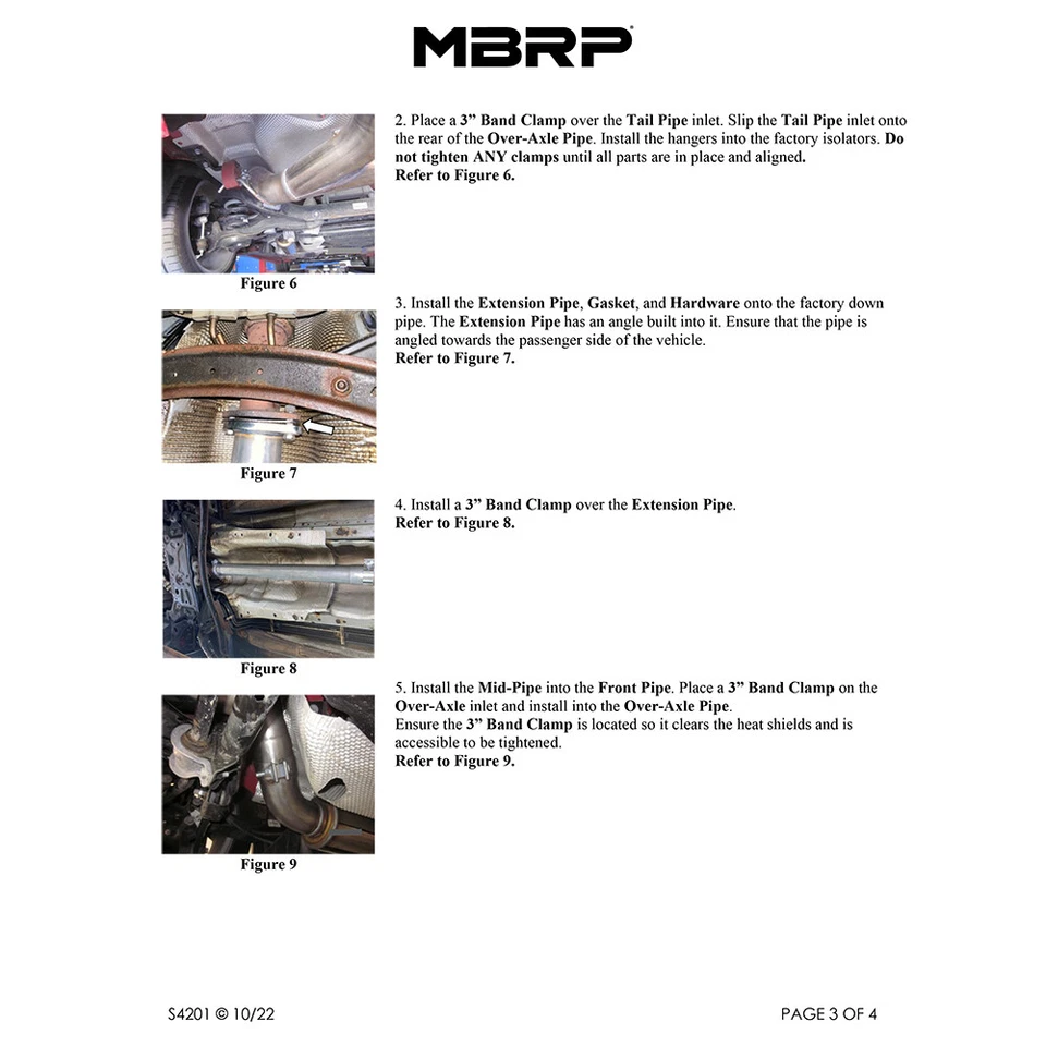 MBRP S4201AL 铝化钢猫背排气适用于 2013 - 2018 年福特福克斯 ST 2.0L — 第 4/4 张图片