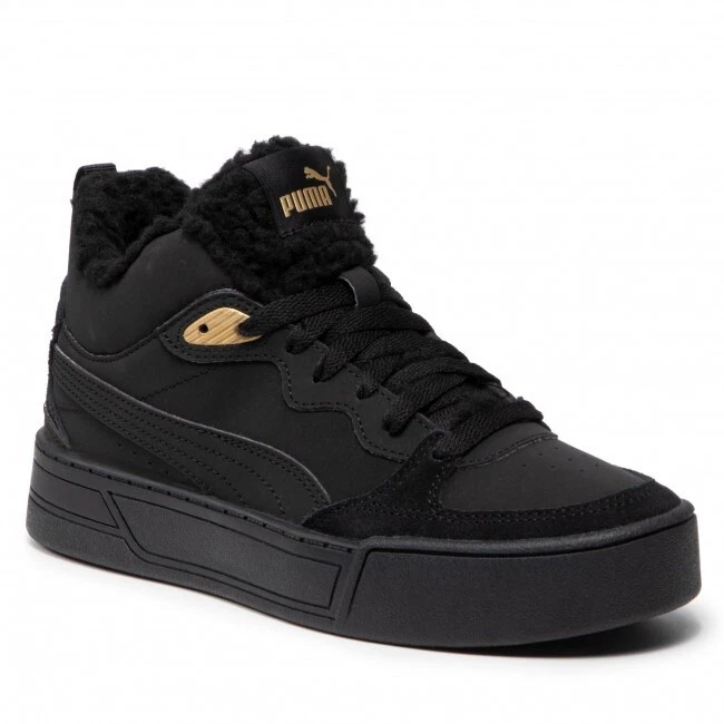 Puma Skye Demi Teddy Women Lined Mid Top Athletic Sneaker Shoes