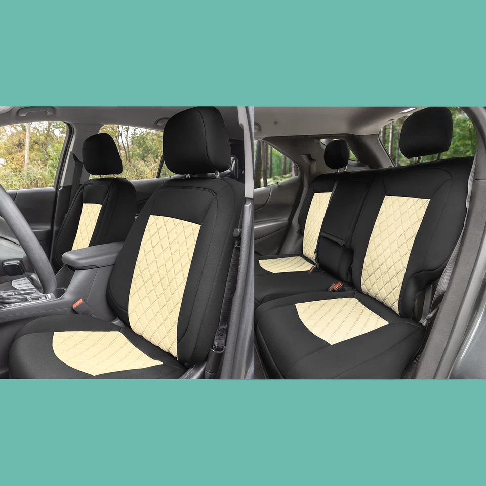 Juego completo de fundas de asiento de auto de neopreno de ajuste personalizado FH Group Chevrolet Equinox 2018-2023 Foto 2 de 4
