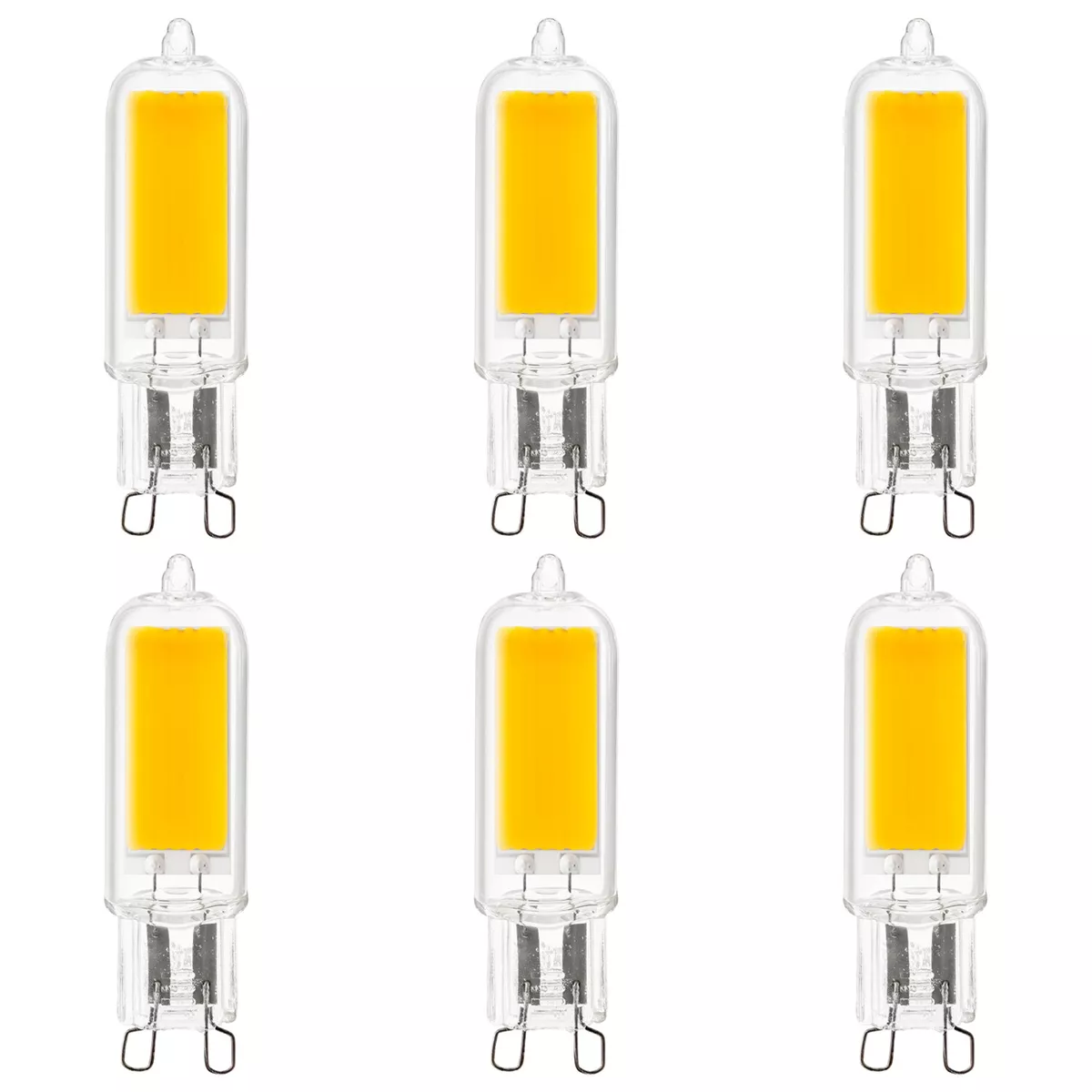 piston Deviate Corrode 6-Pack Sunlite LED G9 Base Bulbs, 3W (40W Equal), 400 Lumen, 3000K Warm  White | eBay