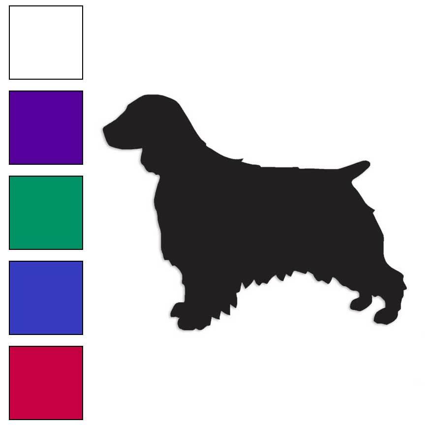 Welsh Springer Spaniel Dog, Vinyl Decal Sticker, Multiple Colors