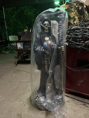 Santa Muerte Negra   , Nueva, Casi 3 Pies De Alto