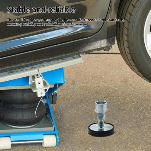 2PCS Auto Car Lift Telescopic Round Tray Rubber Pads Peg 2-Stage Screw-up Pads - Bild 11 von 13