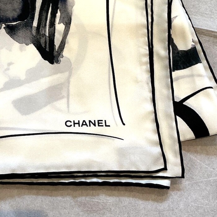 小物 90s CHANEL archive logo muffler stole $_57.JPG?set_id=880000500F
