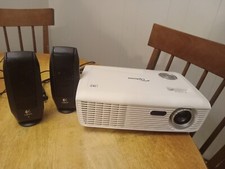 Optoma PRO360W DLP Display Projector DAEWUSK, Case  Power Cord, Tested