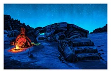 I'M NO ONE (NIGHT) STAR WARS TIM DOYLE SCREEN PRINT LIMITED EDITION MONDO