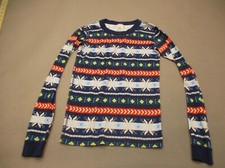Hanna Andersson Size 14 Kids Unisex 100 Organic Cotton Knitted Pajama Top 253