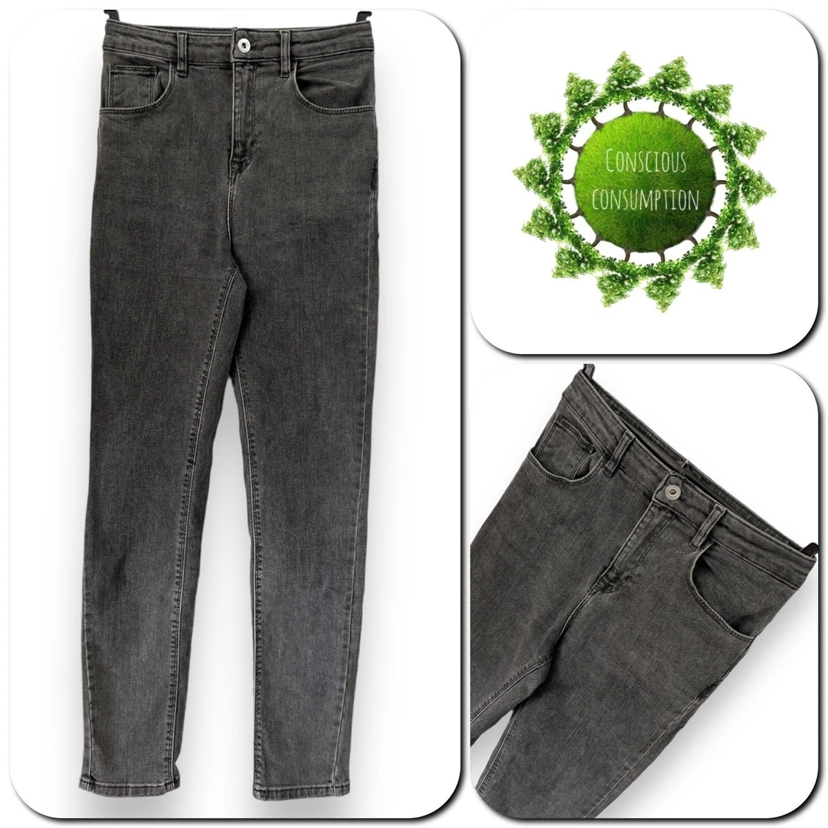 Second hand cheap mom jeans