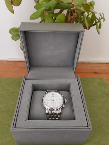 MICHELE CSX,CX39 CHRONOGRAPH Stain Still BAND WATCH for women MW03D00A0025 - Picture 2 of 24