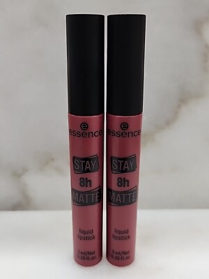 2 Essence Stay 8hr Matte Liquid Lipstick #06 To Be Fair.