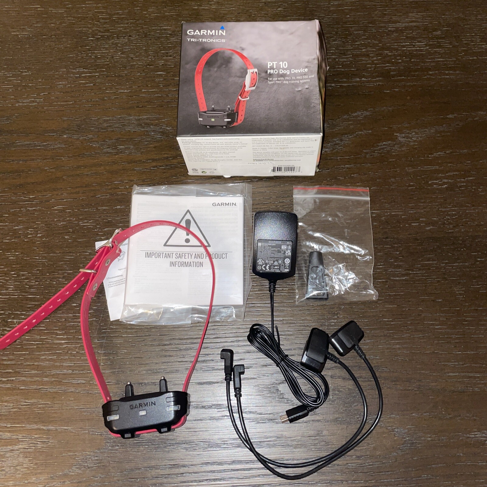 Garmin PT10 Additional Dog Device Red Collar Strap Sport PRO, PRO 70