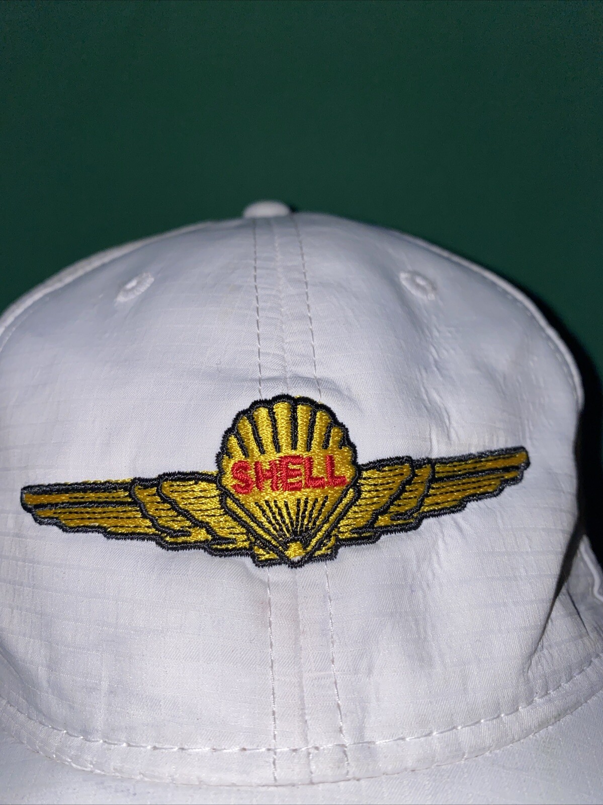 Shell Gasoline AeroShell Strapback Hat Trucker Ca… - image 3
