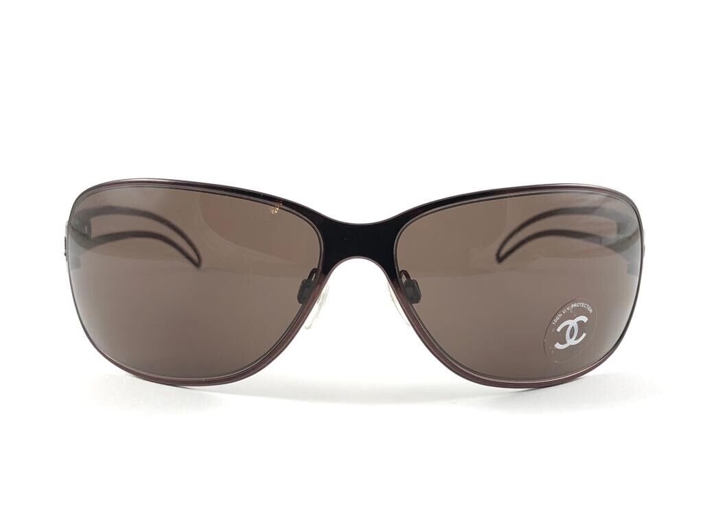 NEW VINTAGE CHANEL 4149 METALLIC COPPER FRAME SUNGLASSES NEW VINTAGE CHANEL 4149 METALLIC COPPER FRAME SUNGLASSES