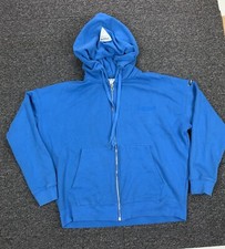Jaggad Hoodie Womens Hoodie Medium Full Zip Embroidered Logo Oversized Cotton