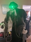 Seasonal Visions Decrepit Reaper with box Retired Halloween animatronic — photo 2
